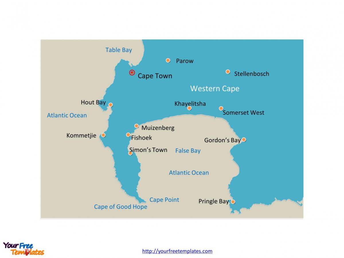 kaart van cape hope