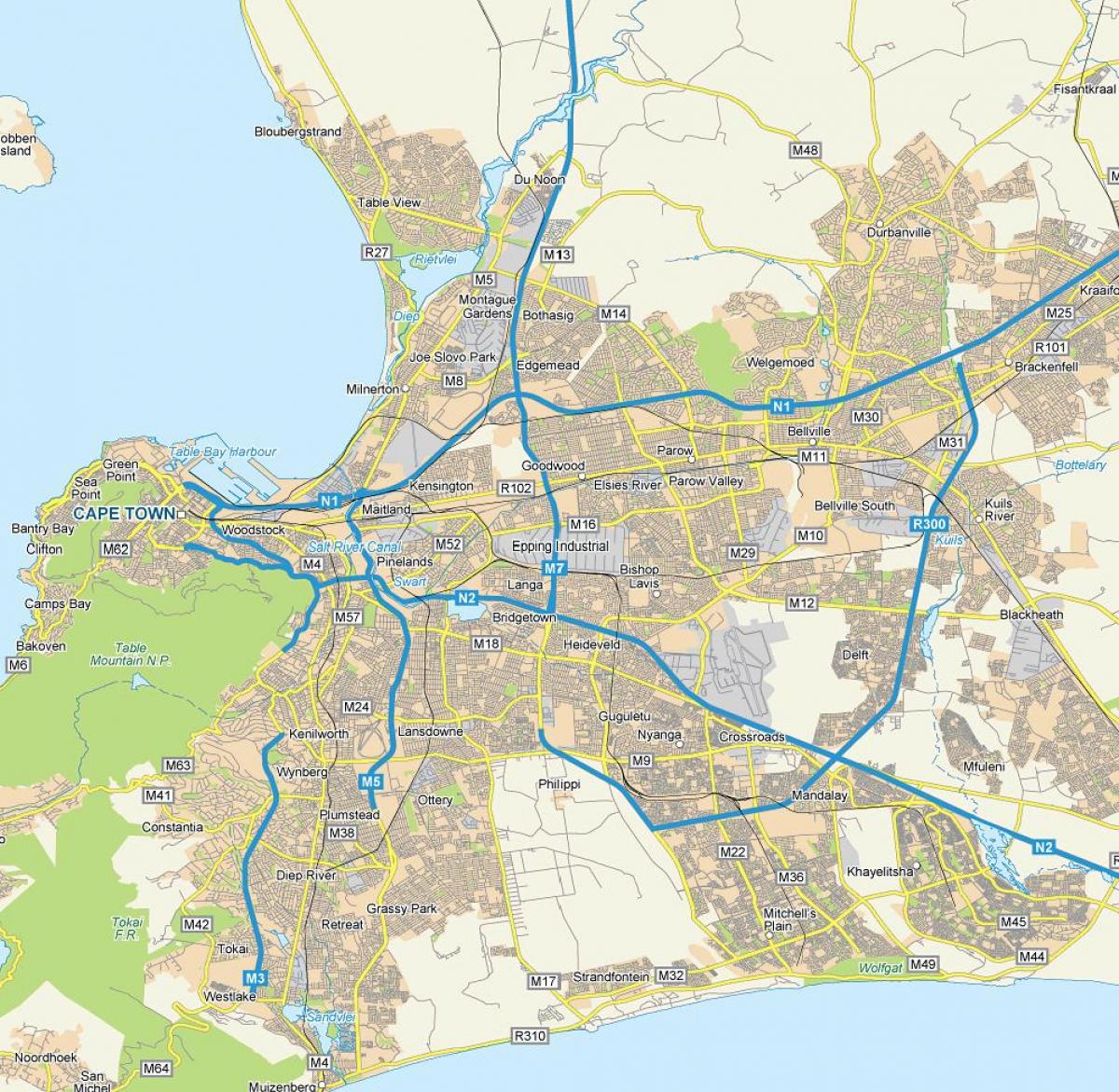kaart van epping kaapstad