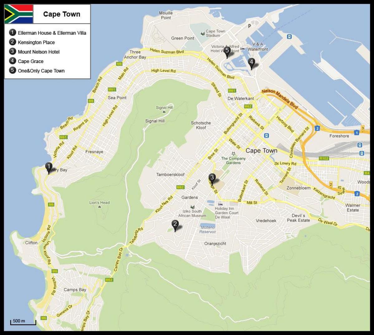 kaart van kensington kaapstad