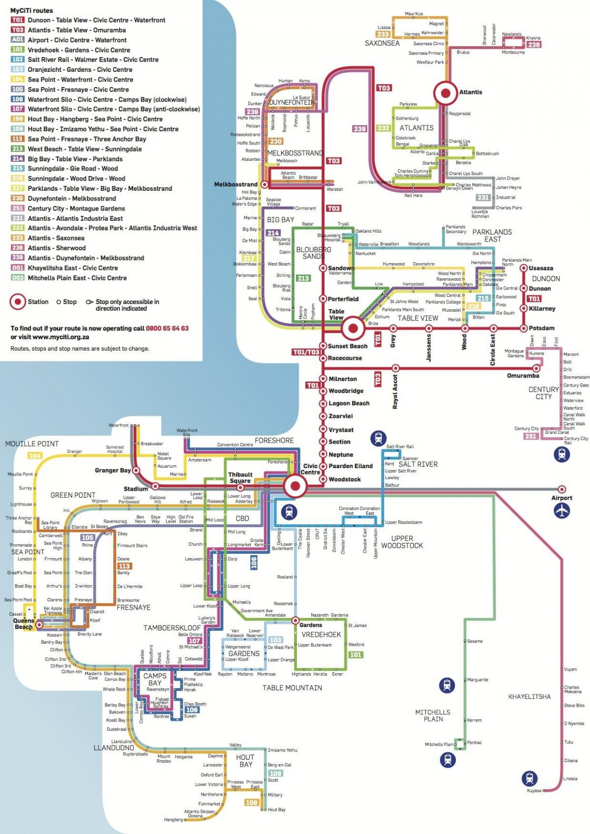 kaart van myciti