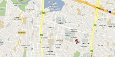 Kaart van athlone kaapstad