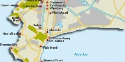 Kaapstad wijken kaart