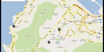Kaart van kensington kaapstad