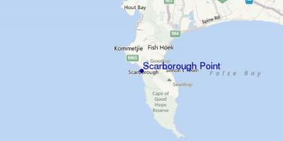 Kaart van scarborough kaapstad
